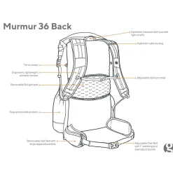 Hot Murmur 36 Hyperlight Rucksack Day Packs