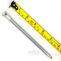 Nano 6 inch Tent Stake - Single Flange Head Tent Accessories