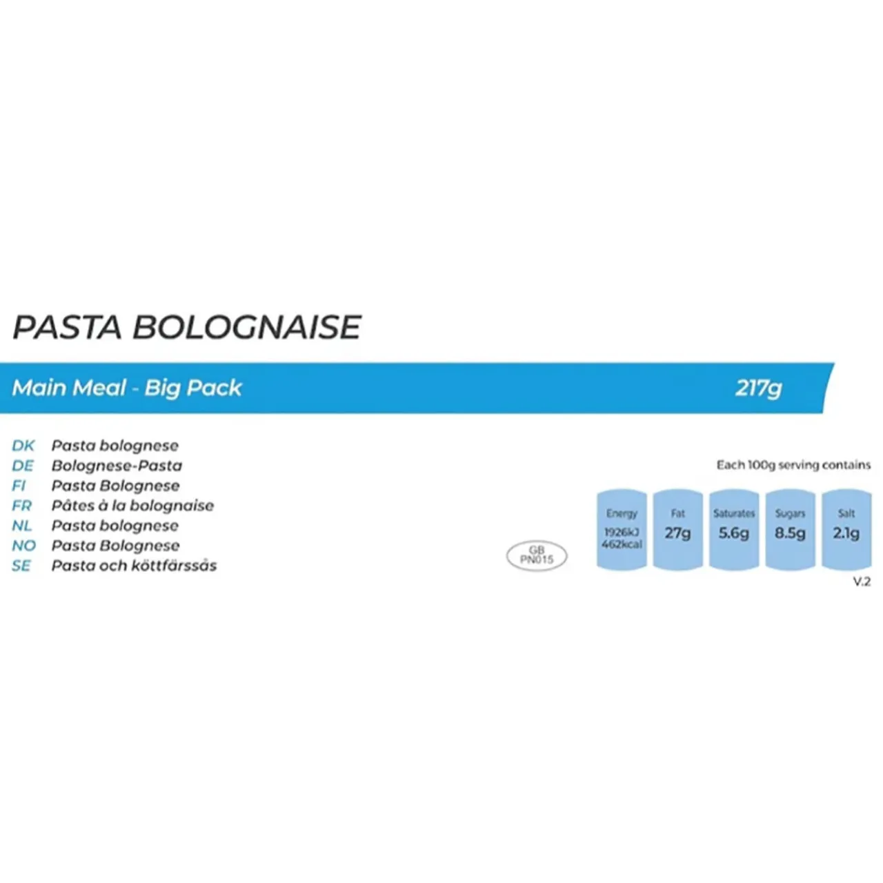 Online Pasta Bolognaise (Big Pack) Main Meals
