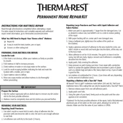 New Permanent Home Repair Kit Sleeping Mat Accessories