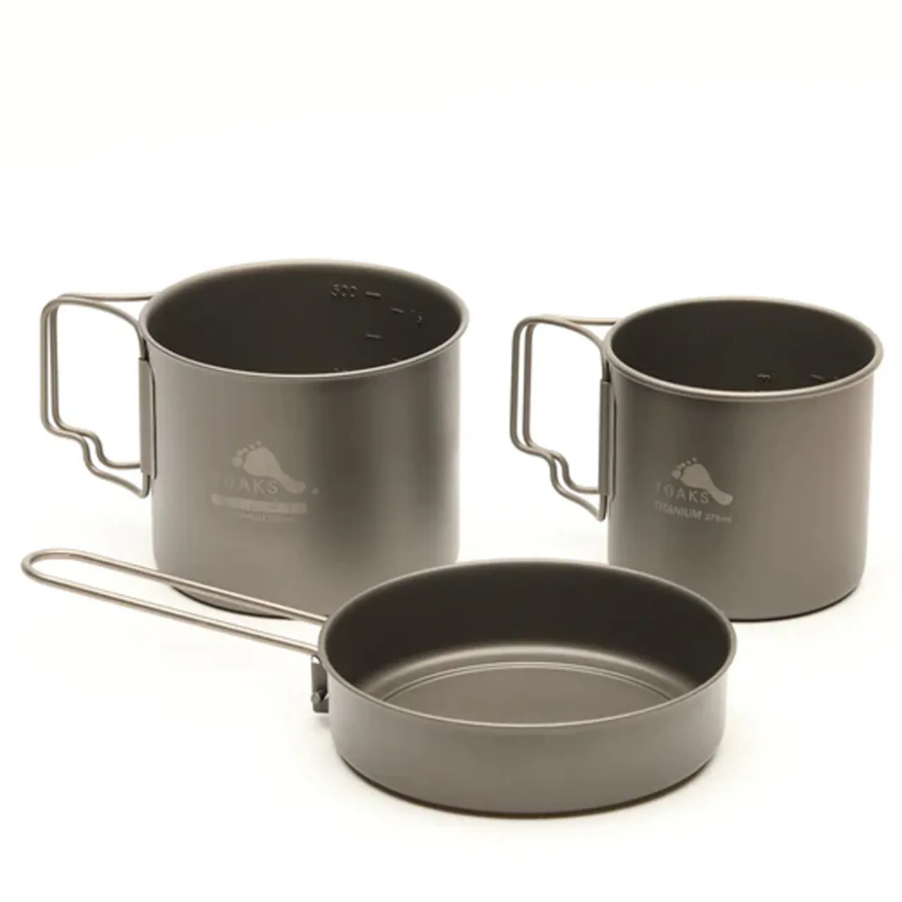 Sale 1-Person Titanium Compact Cookset Pots And Pans