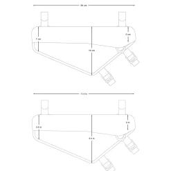 New Racing Frame Pack 2.4L Bikepacking