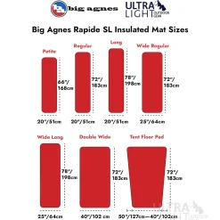 Sale Rapide SL Insulated Double Wide Sleeping Mat Wide Sleeping Mats|Ultralight Airbeds