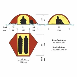 Hot Rogen 2 Person Tent Two Person Tents