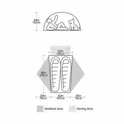 Salt Creek SL 2 Tent Two Person Tents