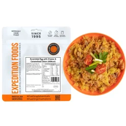 Online Scrambled Egg with Cheese and Caramelised Onion (Single Serving) Breakfasts