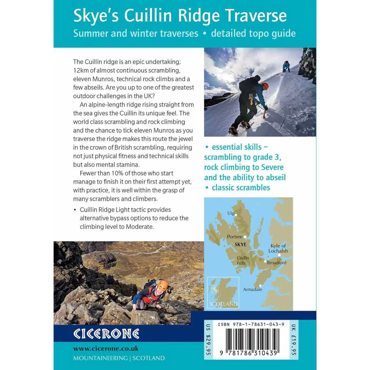 Hot Skye's Cuillin Ridge Traverse Maps, Guides & Compasses