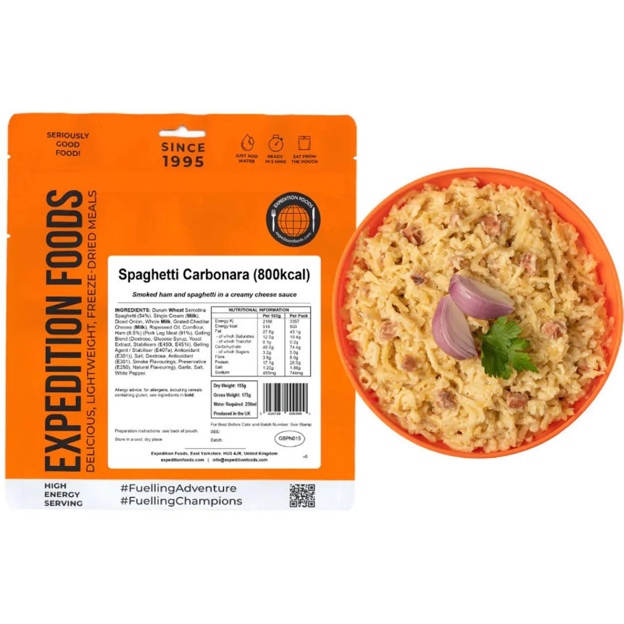 Discount Spaghetti Carbonara (High Energy Serving) Main Meals