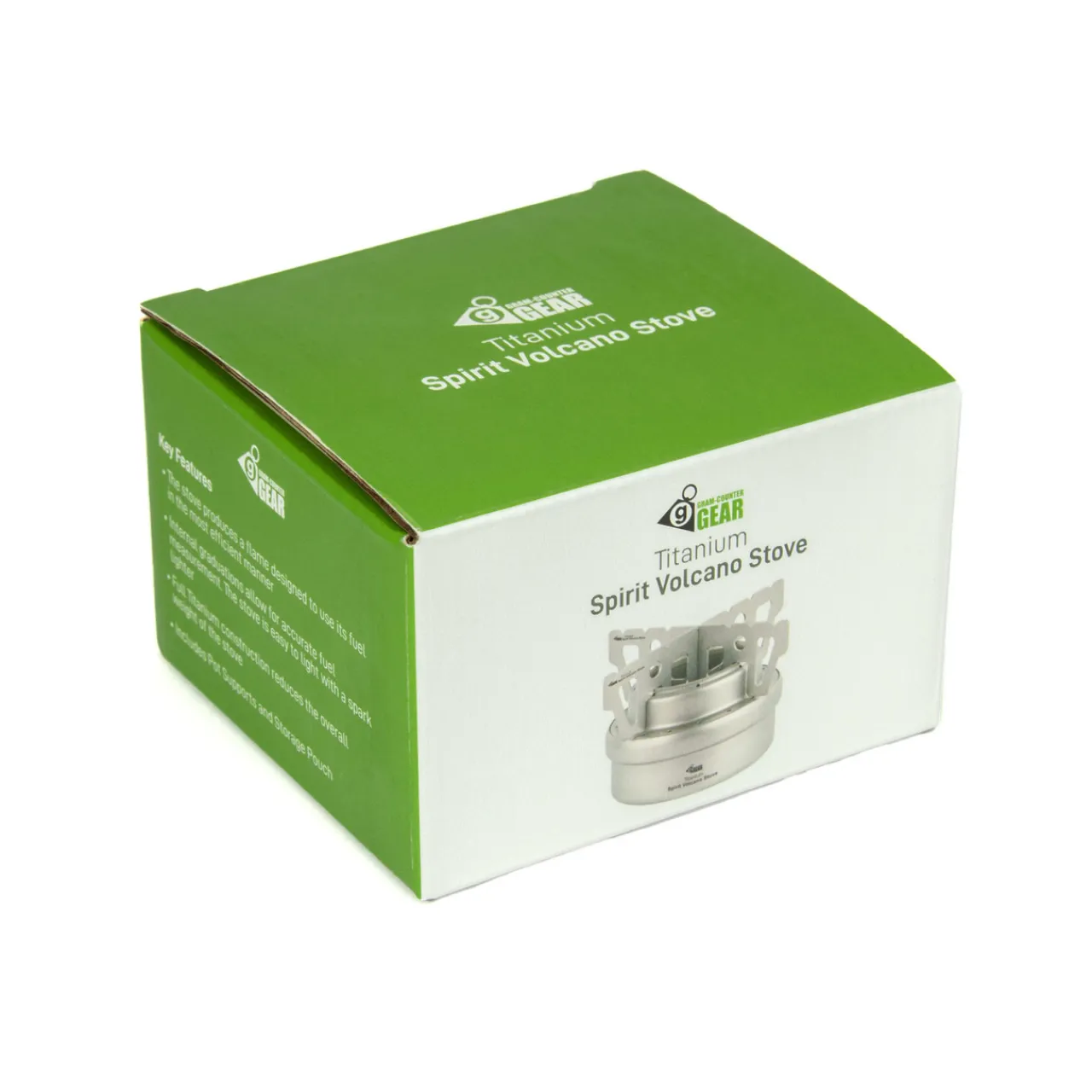 Outlet Spirit Volcano Titanium Alcohol Stove Meths & Solid Fuel Stoves