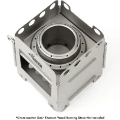 Outlet Spirit Volcano Titanium Alcohol Stove Meths & Solid Fuel Stoves