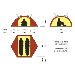 Staika 2 Person Tent Two Person Tents