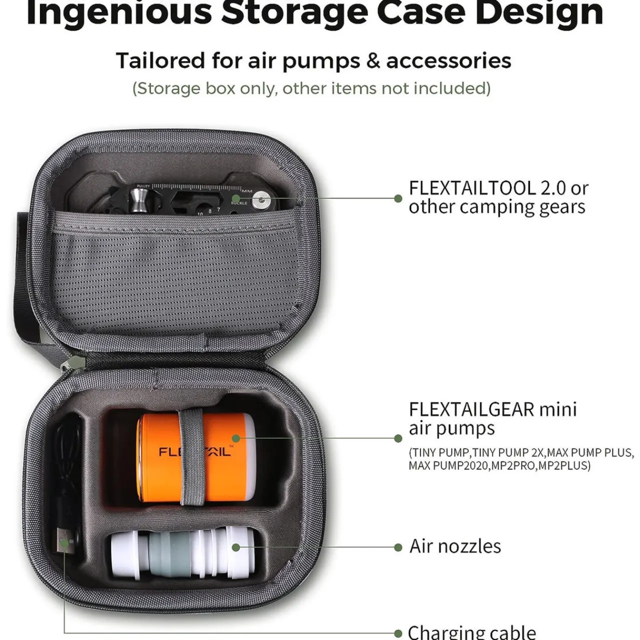 Online Storage Case for Max Pump 2Pro / Max Pump 2Plus / Tiny Pump 2X / Tiny Pump X Sleeping Mat Accessories