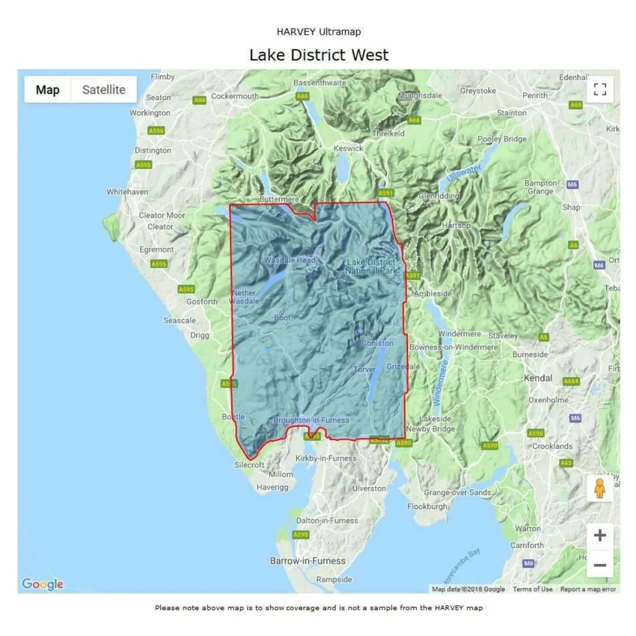 New Superwalker XT25 - Lake District West: Scafell Pike, Langdale & Coniston Maps, Guides & Compasses
