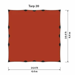 Clearance Tarp 20 UL (4.4 m x 4.4 m) Tarps
