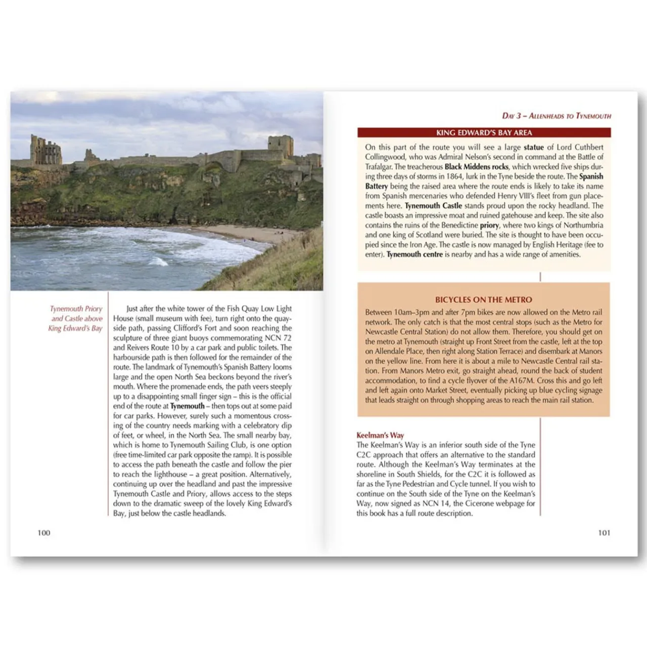 Sale The Coast to Coast Cycle Route Maps, Guides & Compasses