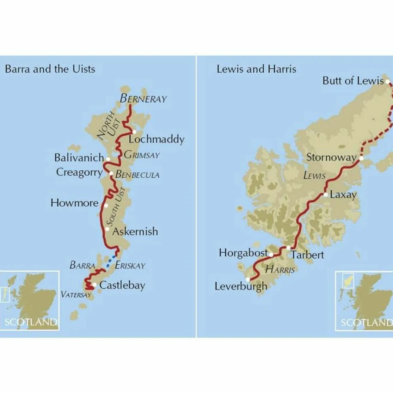 Online The Hebridean Way Maps, Guides & Compasses