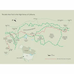 Discount The John Muir Trail Maps, Guides & Compasses