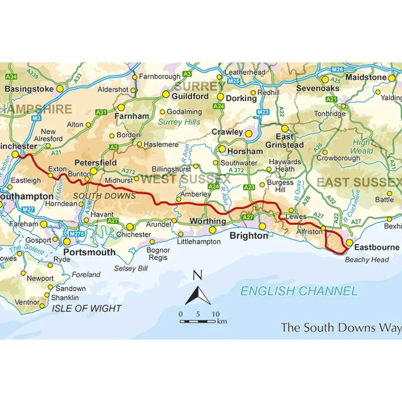 Best The South Downs Way 2024 Maps, Guides & Compasses