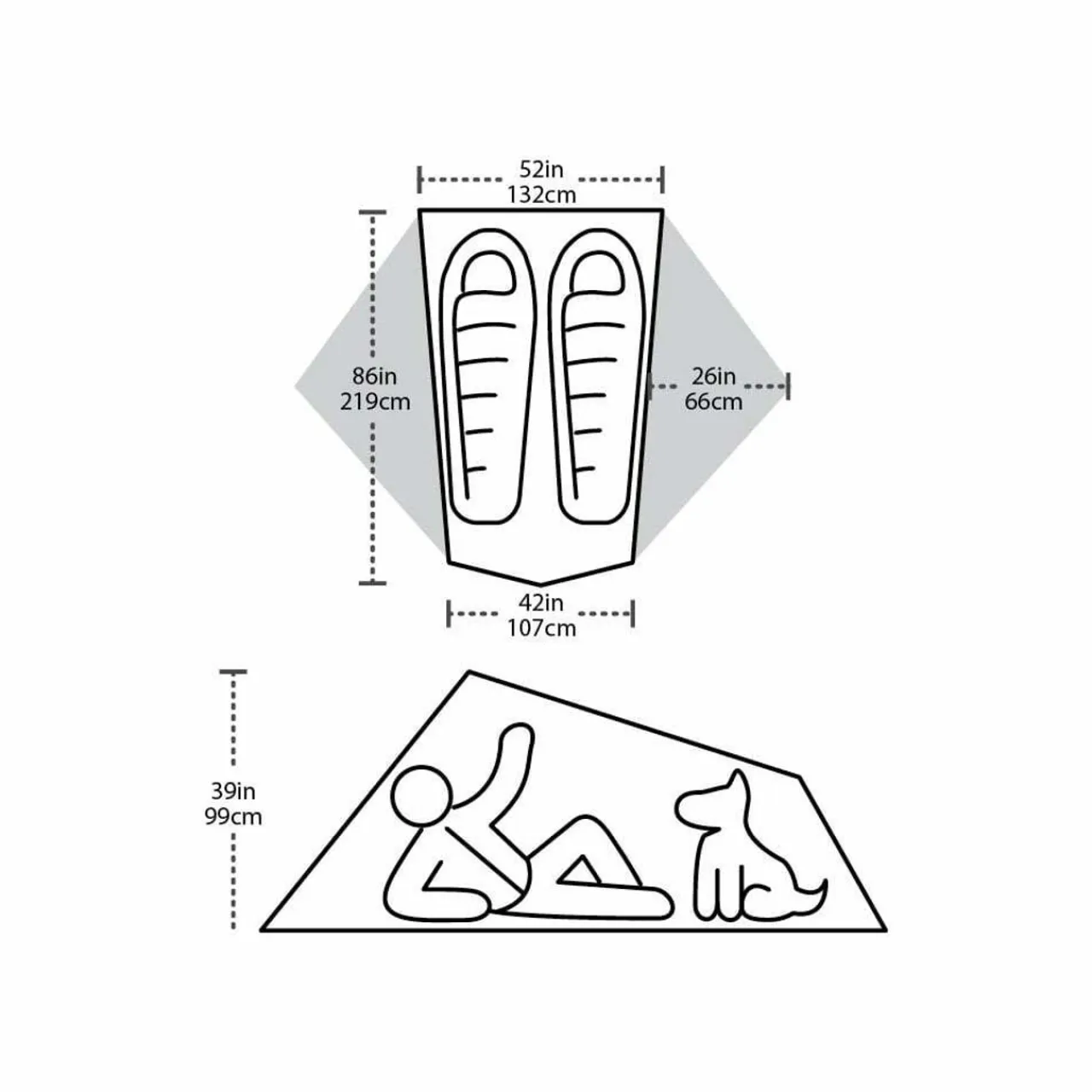 Discount Tiger Wall 2 Platinum Tent Two Person Tents