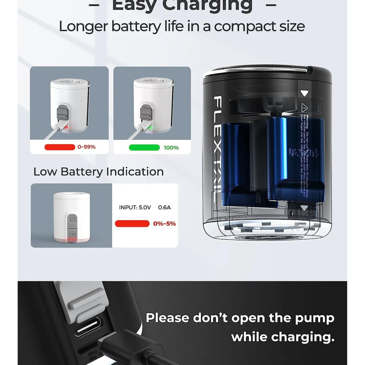 Tiny Pump 2X Outdoor Pump with Camping Lamp Sleeping Mat Accessories