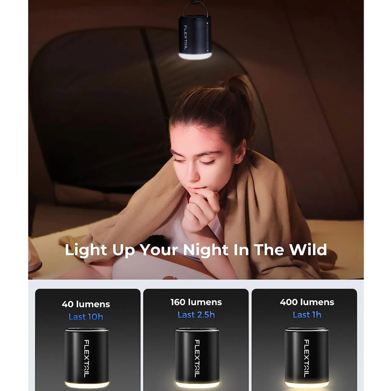 Tiny Pump 2X Outdoor Pump with Camping Lamp Sleeping Mat Accessories