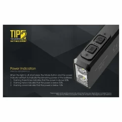 Outlet TIP 2 USB Rechargeable Light Hand Torches