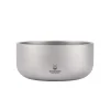 Discount Titanium Backcountry Double Wall Bowl - 250ml Cups Mugs Plates & Bowls