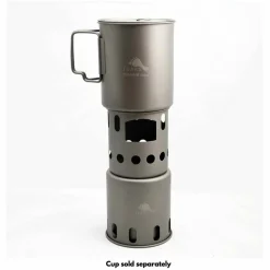 Discount Titanium Backpacking Wood Burning Stove - Small Meths & Solid Fuel Stoves