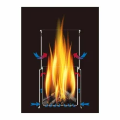 New Titanium Backpacking Wood Burning Stove Meths & Solid Fuel Stoves