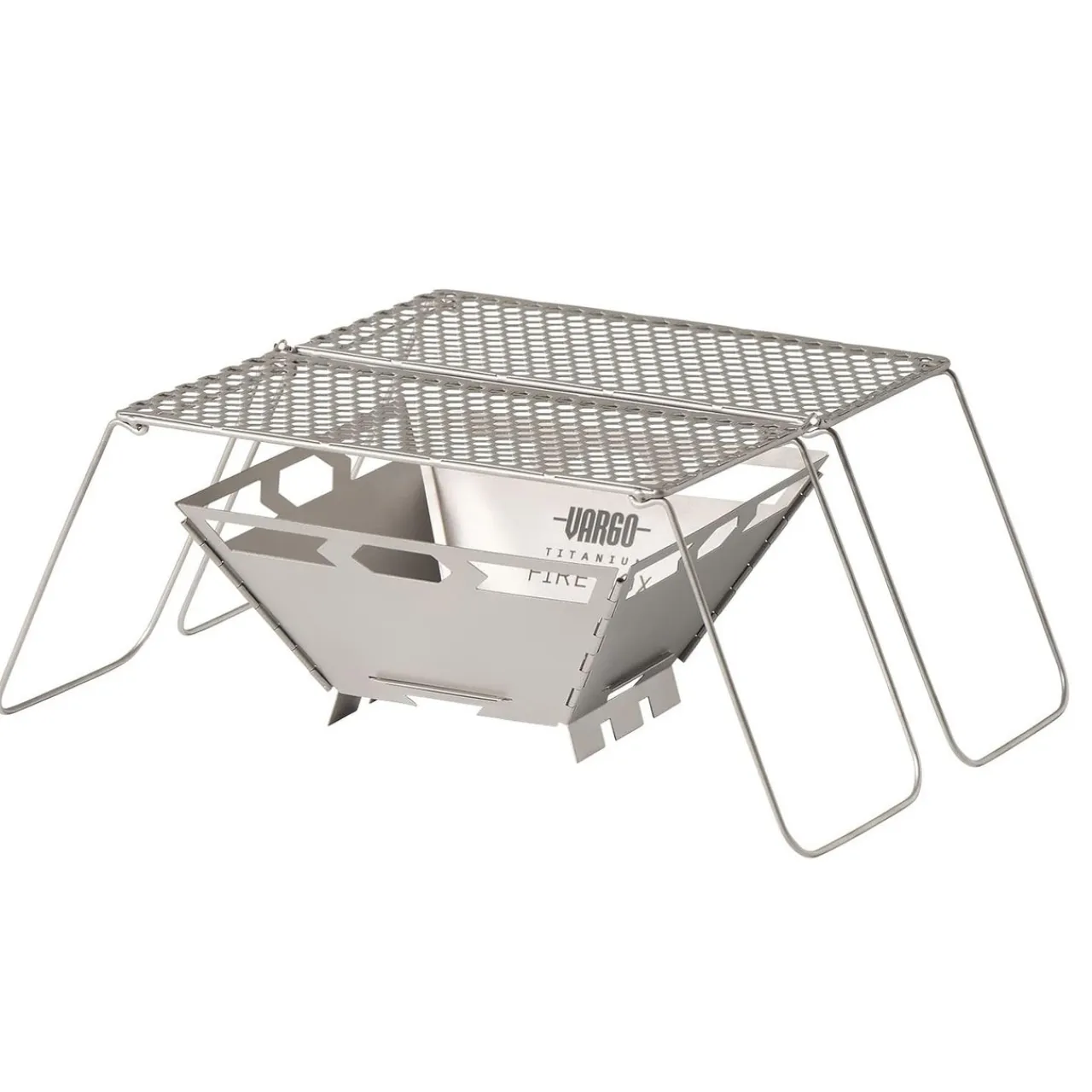 New Titanium Fire Box Grill - 2.0 Meths & Solid Fuel Stoves