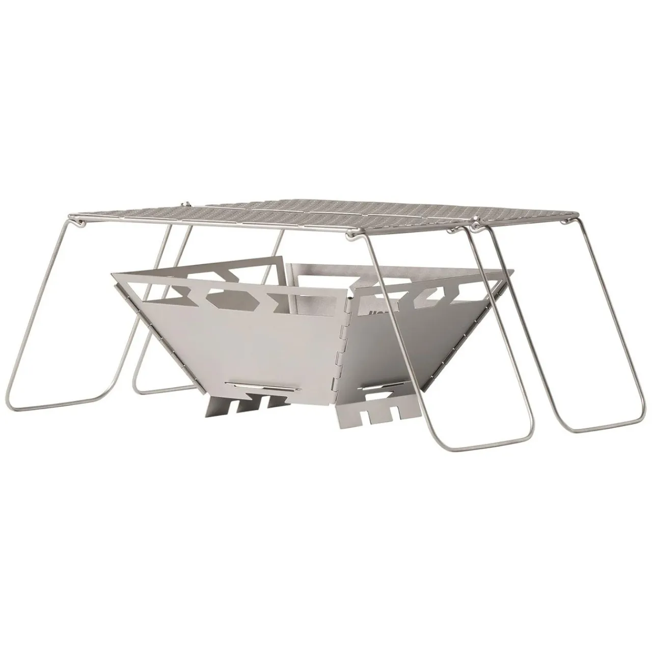 New Titanium Fire Box Grill - 2.0 Meths & Solid Fuel Stoves