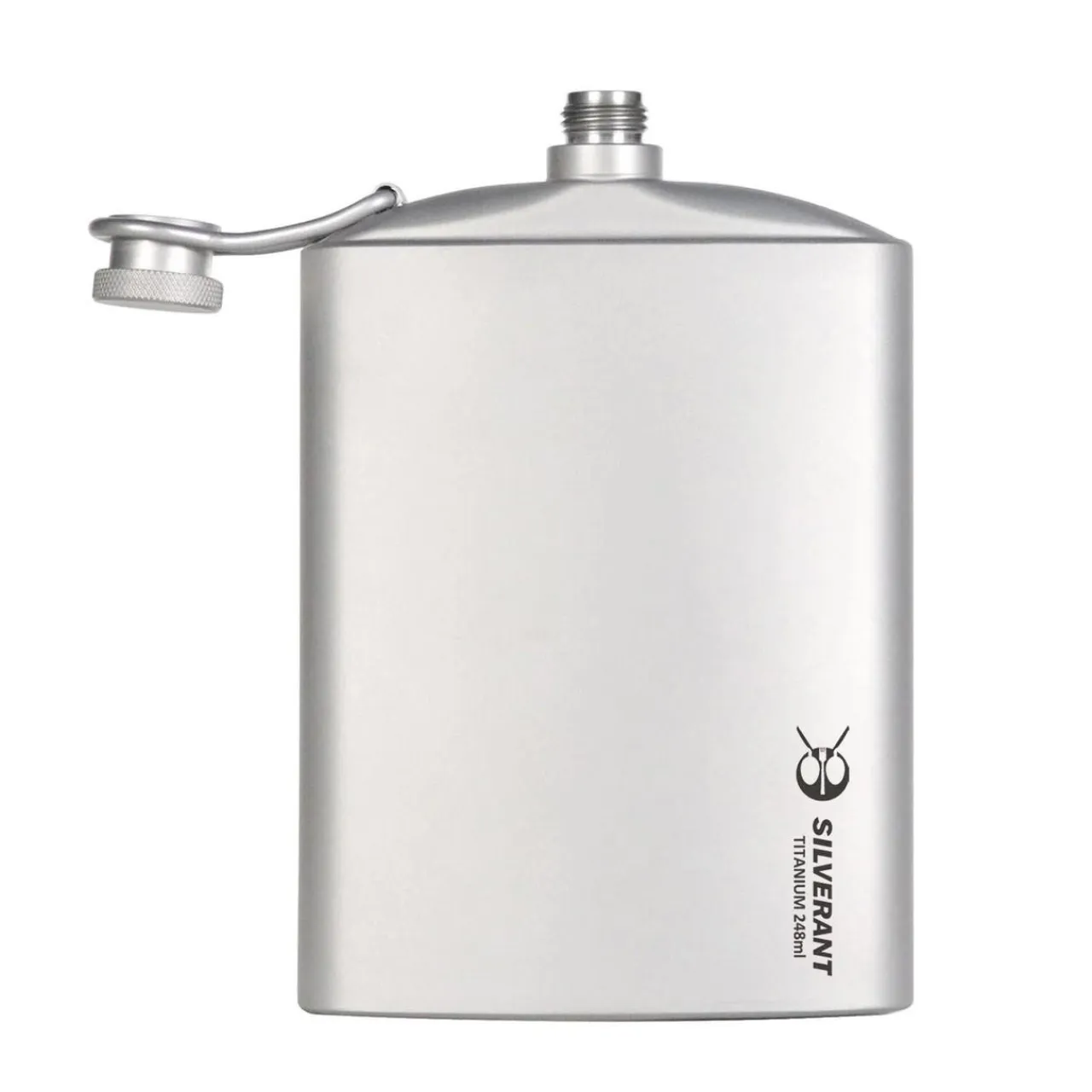 Hot Titanium Hip Flask & Funnel 248ml Water Bottles