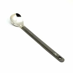 New Titanium Long Handle Spoon with Polished Bowl Cutlery & Utensils