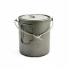 Hot Titanium 750ml Pot with Bail Handle Pots And Pans