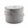 Hot Titanium 1600ml Pot with Bail Handle Pots And Pans