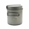 Hot Titanium 1100ml Pot with Pan Pots And Pans