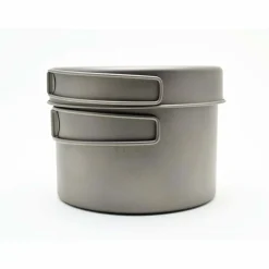 Discount Titanium 1300ml Pot with Pan Pots And Pans
