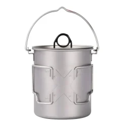 Best Titanium Pot 750ml with lid and bail handle Pots And Pans