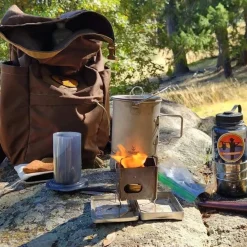 Best Titanium Pot 750ml with lid and bail handle Pots And Pans