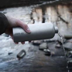 Outlet Titanium Water Bottle 600ml Water Bottles