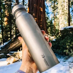 Clearance Titanium Water Bottle 800ml - Round Water Bottles