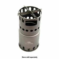 Best Titanium Wood Stove Cross Bars - 2 Pack Stove Accessories & Spares