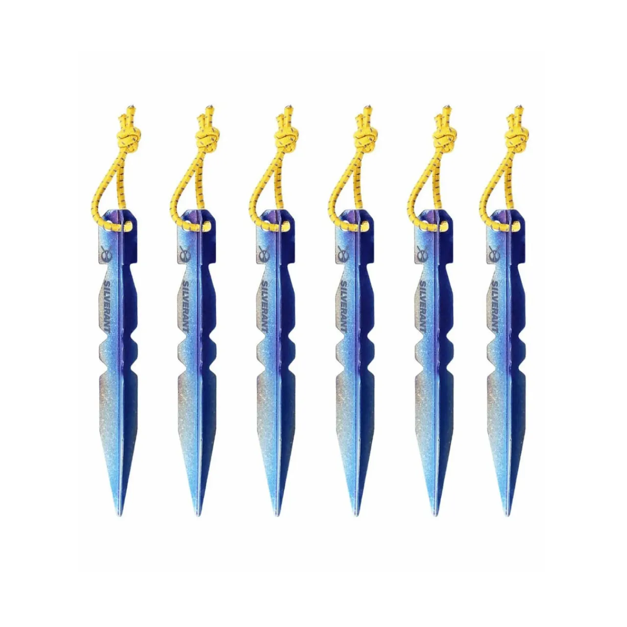 Clearance Titanium Y-Shape Tent Stakes - Short 6 Pack Tent Accessories
