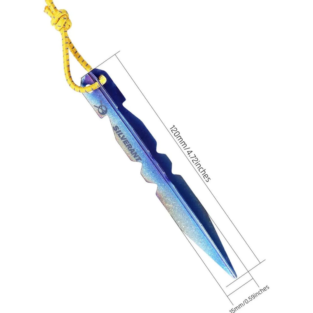 Clearance Titanium Y-Shape Tent Stakes - Short 6 Pack Tent Accessories