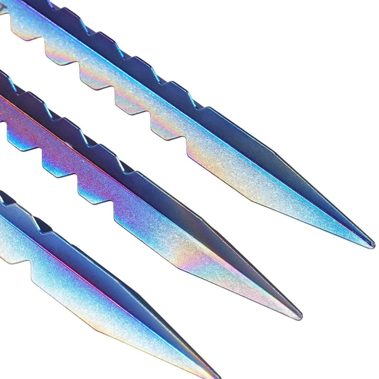 Hot Titanium Y-Shape Tent Stakes - Medium 6 Pack Tent Accessories