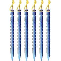 New Titanium Y-Shape Tent Stakes - Long 6 Pack Tent Accessories