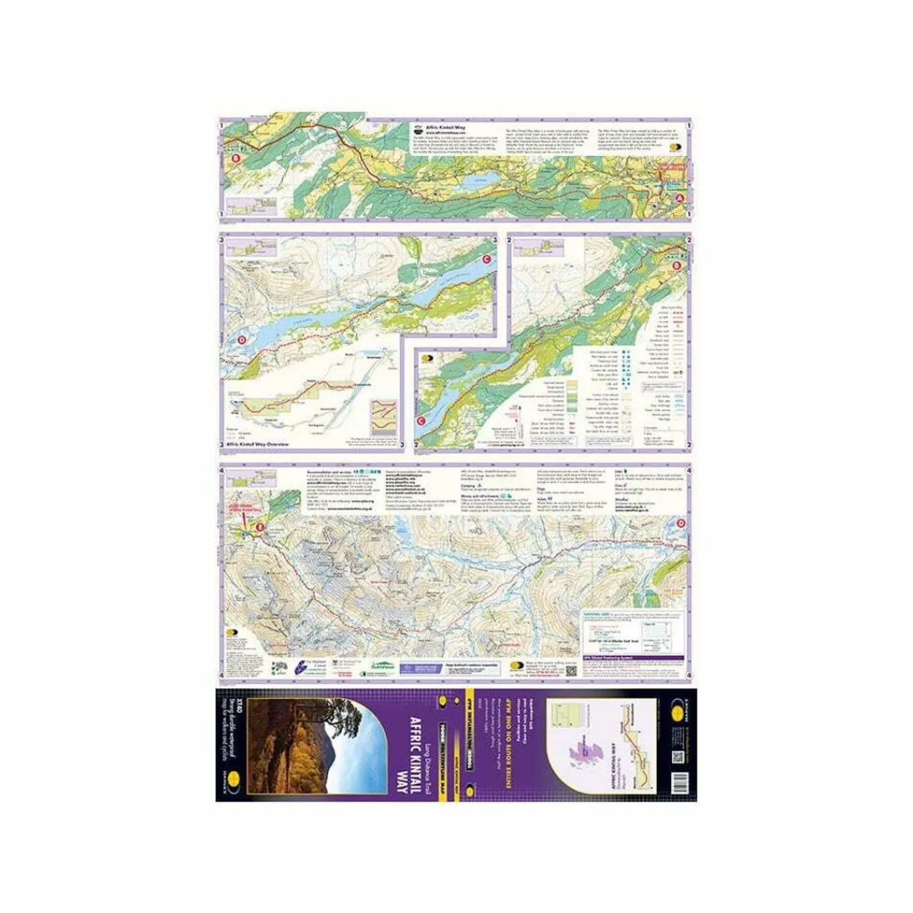 Hot Trail Map XT40 - Affric Kintail Way Maps, Guides & Compasses
