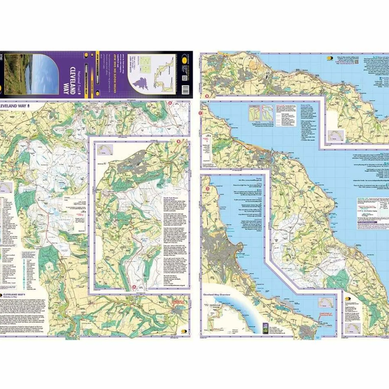 Sale Trail Map XT40 - Cleveland Way Maps, Guides & Compasses