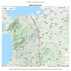 Trail Map XT40 - Offa's Dyke Path Maps, Guides & Compasses
