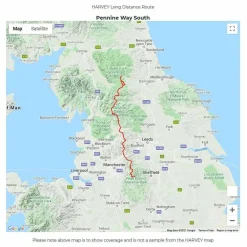 Trail Map XT40 - Pennine Way South Maps, Guides & Compasses